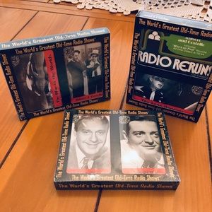 Tapes of old time radio shows, set of 6 new tapes.